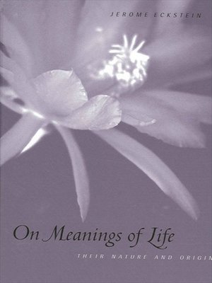 cover image of On Meanings of Life